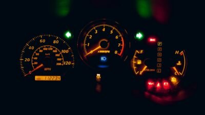 tableau de bord de voiture pour la gestion des besoins